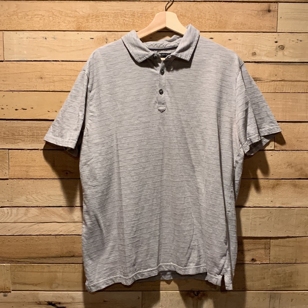 Banana Republic Mens Tan Polo Shirt Size XL Short Sleeve 100% Cotton